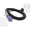 Ac Works UP to 6.5ft 10A 18/3 Coiled Medical Grade Power Cord with Right C13 Connector MDC515RC13-V1 - alternate 4